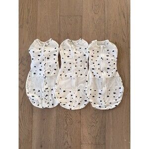 Happiest Baby Planet Organic Sleep Sacks Swaddles - Set of 3 - Medium 12-18 Ibs